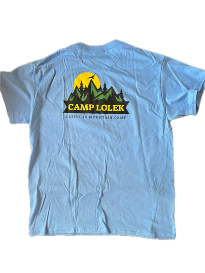 Sky Blue Camp Lolek Short Sleeve Tee